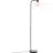 Brilliant Standing Light Casto Glass Metal Black Beige | Suitable for 1x E27