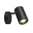 SLV Enola B Wall Light Aluminium Black | Suitable for 1x GU10 
