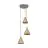 Ledvance LED Pendant Decor Rattan Plate Brown | Suitable for 3x E27